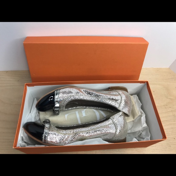 Attilio Giusti Leombruni Siver Ballet Flat - Picture 3 of 5